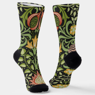 William Morris Persian Floral Botanical Design Sokken
