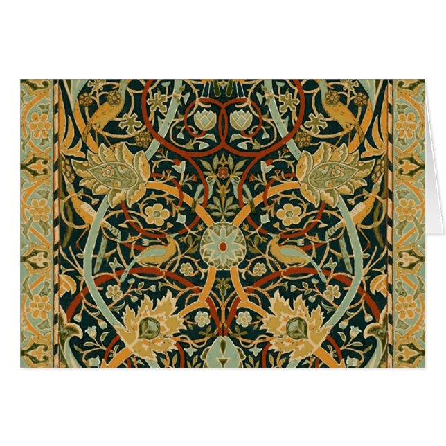 William Morris Persian Oriental Carpet Art (Voorkant Horizontaal)
