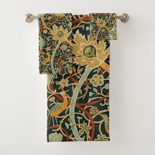 William Morris Persian Oriental Carpet Art Bad Handdoek (Insitu)
