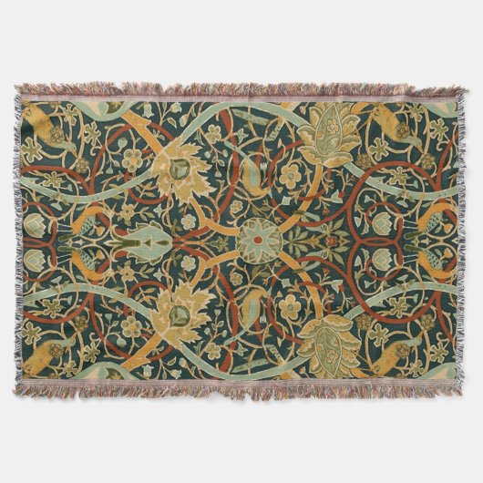 William Morris Persian Oriental Carpet Art Deken (Voorkant)
