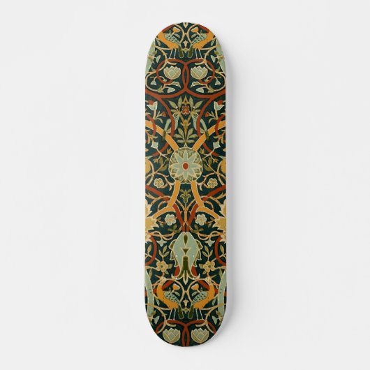 William Morris Persian Oriental Carpet Art Skateboard (Voorkant)