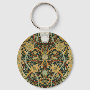William Morris Persian Oriental Carpet Art Sleutelhanger