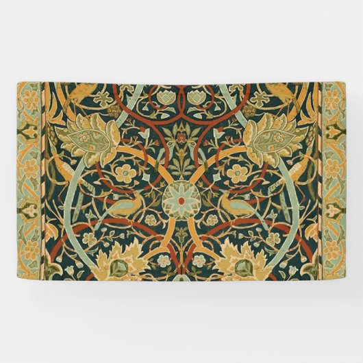 William Morris Persian Oriental Carpet Art Spandoek (Horizontaal)
