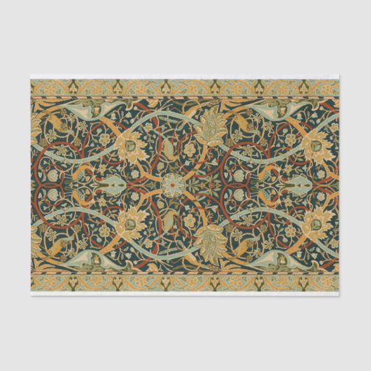 William Morris Persian Oriental Carpet Art Tissuepapier (Voorkant)
