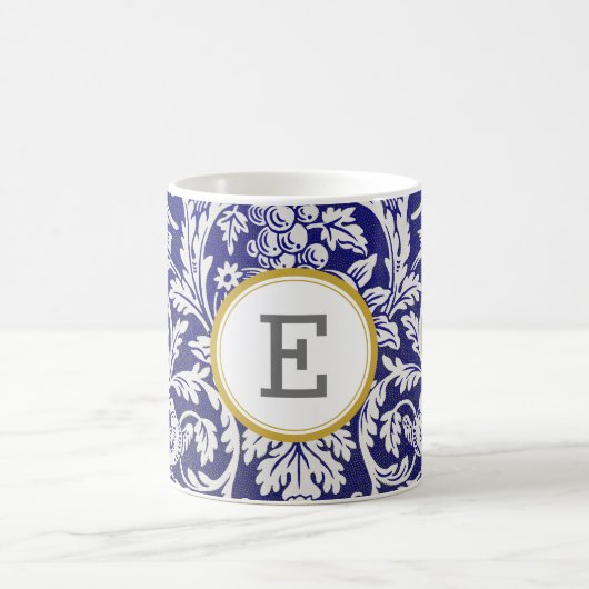 William Morris PERSONALIZED INITIAAL Koffiemok (Center)