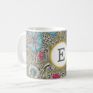 William Morris PERSONALIZED INITIAAL Koffiemok