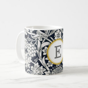 William Morris PERSONALIZED INITIAAL Koffiemok