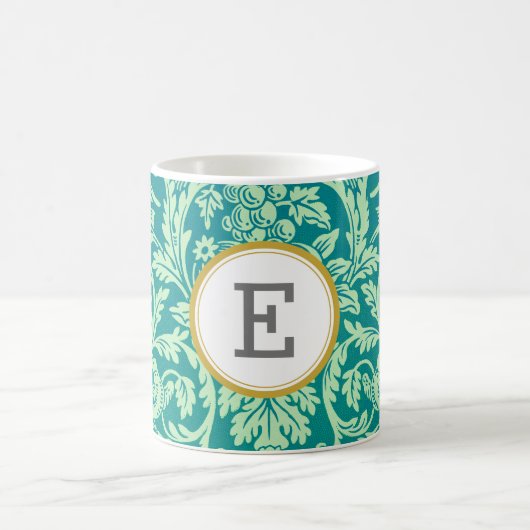 William Morris PERSONALIZED INITIAAL Koffiemok (Center)