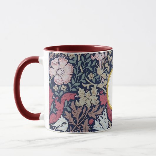 William Morris PERSONALIZED INITIAAL Mok (Links)