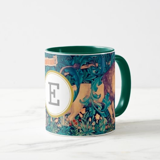 William Morris PERSONALIZED INITIAAL Mok (Voorkant rechts)