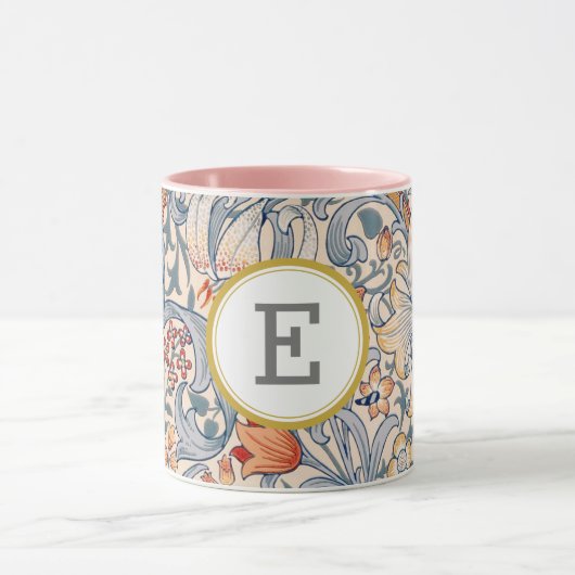 William Morris PERSONALIZED INITIAAL Mok (Midden)