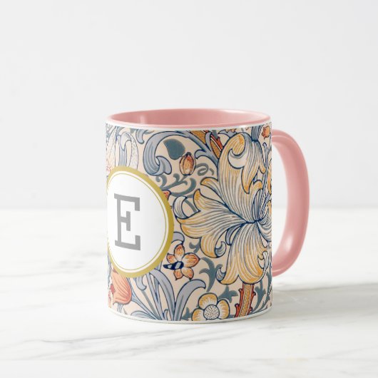William Morris PERSONALIZED INITIAAL Mok (Voorkant rechts)