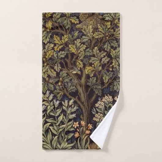 William Morris - Pheasant Bird Tree Botanical (Serviette à main)