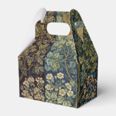William Morris - Pheasant Bird Tree Botanical Bedankdoosjes (Achterkant)