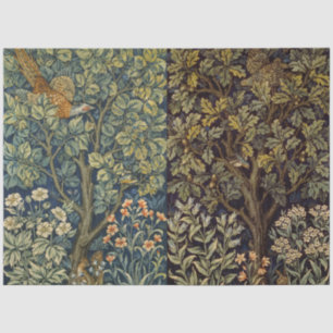 William Morris - Pheasant Bird Tree Botanical Tissuepapier