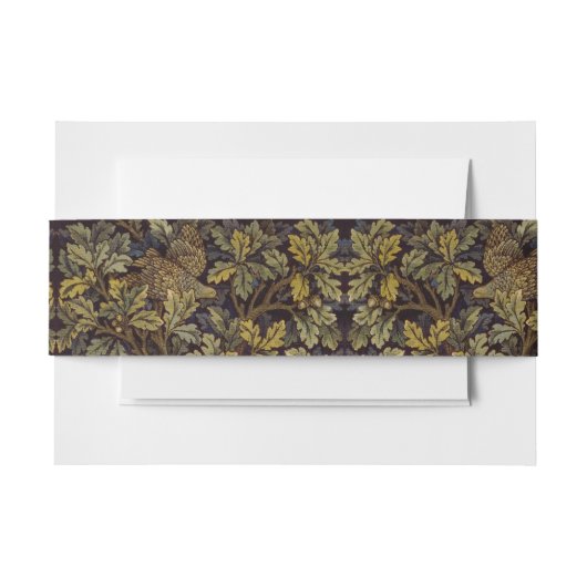 William Morris - Pheasant Bird Tree Botanical Uitnodigingen Wikkel (Voorkant Voorbeeld)