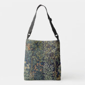 William Morris Pheasant Bird Tree Woodland Crossbody Tas (Achterkant)