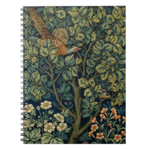 William Morris Pheasant Bird Tree Woodland Notitieboek