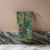 William Morris Phesant Bird  Forest Bad Handdoek