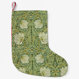 William Morris Pimpernel Bloem Blauw Behang Kleine Kerstsok