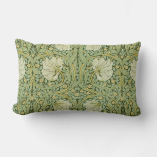 William Morris Pimpernel Bloem Blauw Behang Kussen