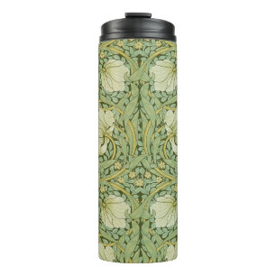 William Morris Pimpernel Bloem Blauw Behang Thermosbeker