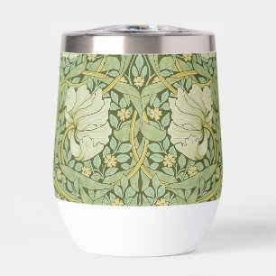 William Morris Pimpernel Bloemen Blauw Behang