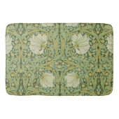 William Morris Pimpernel Bloemen Blauw Behang Badmat (Voorkant)