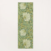 William Morris Pimpernel Bloemen Blauw Behang Yogamat (Achterkant)