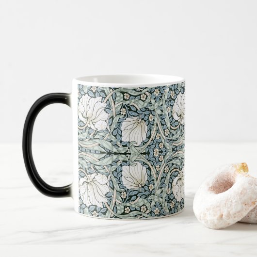 William Morris Pimpernel Blue Magische Mok (Met donut)