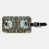 William Morris Pimpernel  Floral Bagagelabel (Voorkant horizontaal)