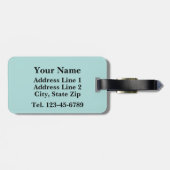 William Morris Pimpernel  Floral Bagagelabel (Achterkant horizontaal)