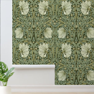 William Morris Pimpernel Floral Pattern Behang