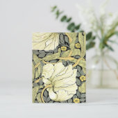 William Morris Pimpernel Floral Wallpaper Briefkaart (Staand voorkant)