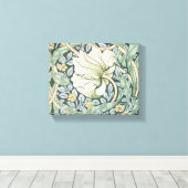 William Morris Pimpernel Floral Wallpaper Canvas Afdruk (Insitu (Houten vloer))