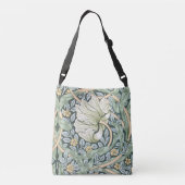 William Morris Pimpernel Floral Wallpaper Crossbody Tas (Achterkant)