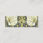 William Morris Pimpernel Floral Wallpaper Mini Visitekaartje (Achterkant)
