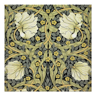 William Morris Pimpernel Floral Wallpaper Perfect Poster