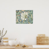 William Morris Pimpernel Floral Wallpaper Poster (Keuken)