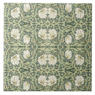 William Morris Pimpernel Green Tegeltje