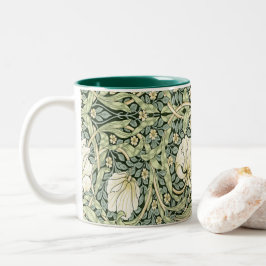 William Morris Pimpernel Green Tweekleurige Koffiemok