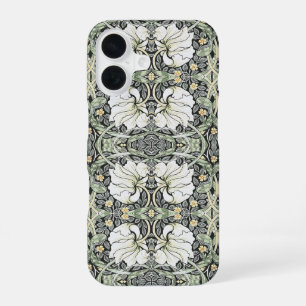 William Morris Pimpernel Ingewikkeld Bloemmotief iPhone 16 Hoesje