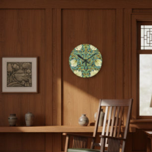 William Morris Pimpernel Mission Style Ronde Klok