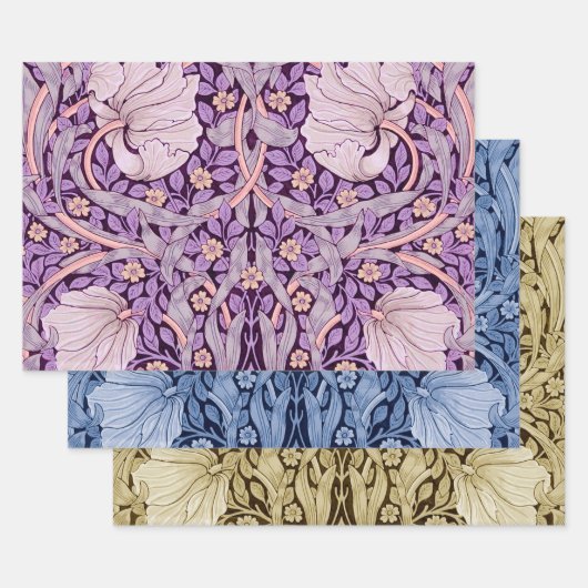 William Morris, Pimpernel Monotone Inpakpapier Vel (Set)