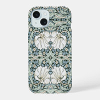 William Morris Pimpernel motif bleu complexe