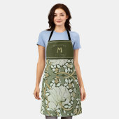 William Morris Pimpernel Pattern Apron Schort (Gedragen)