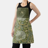 William Morris Pimpernel Pattern Apron Schort (Insitu)