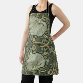 William Morris Pimpernel  Pattern Apron Schort (Insitu)