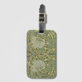 William Morris Pimpernel Pattern Bagagelabel (Voorkant (verticaal))