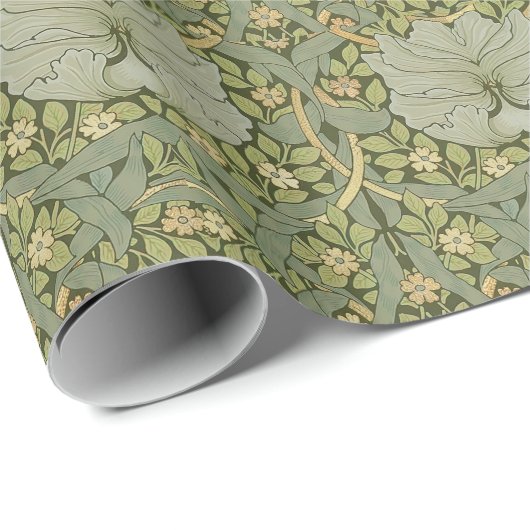 William Morris Pimpernel  Pattern Cadeaupapier (Rol Hoek)